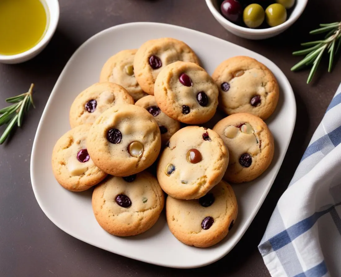 Cookies salés au thon et aux olives