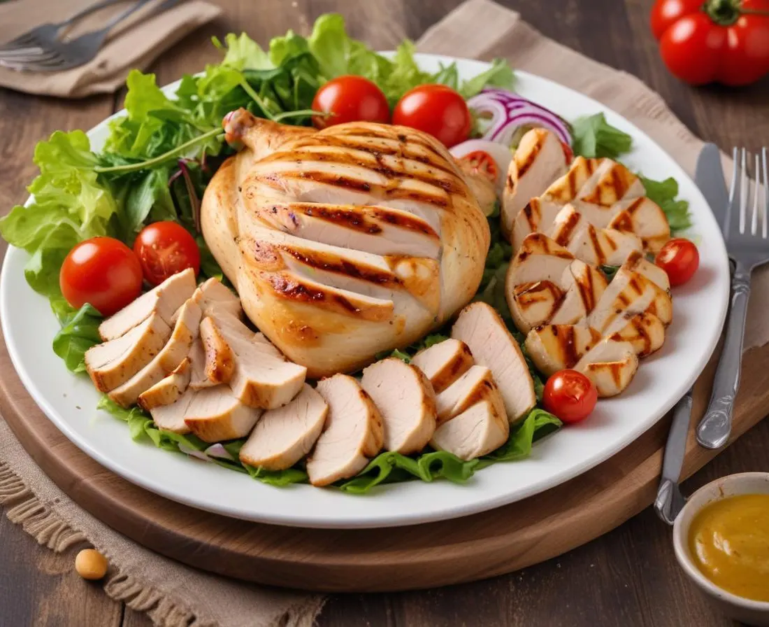 Salade César Légère au Poulet Grillé