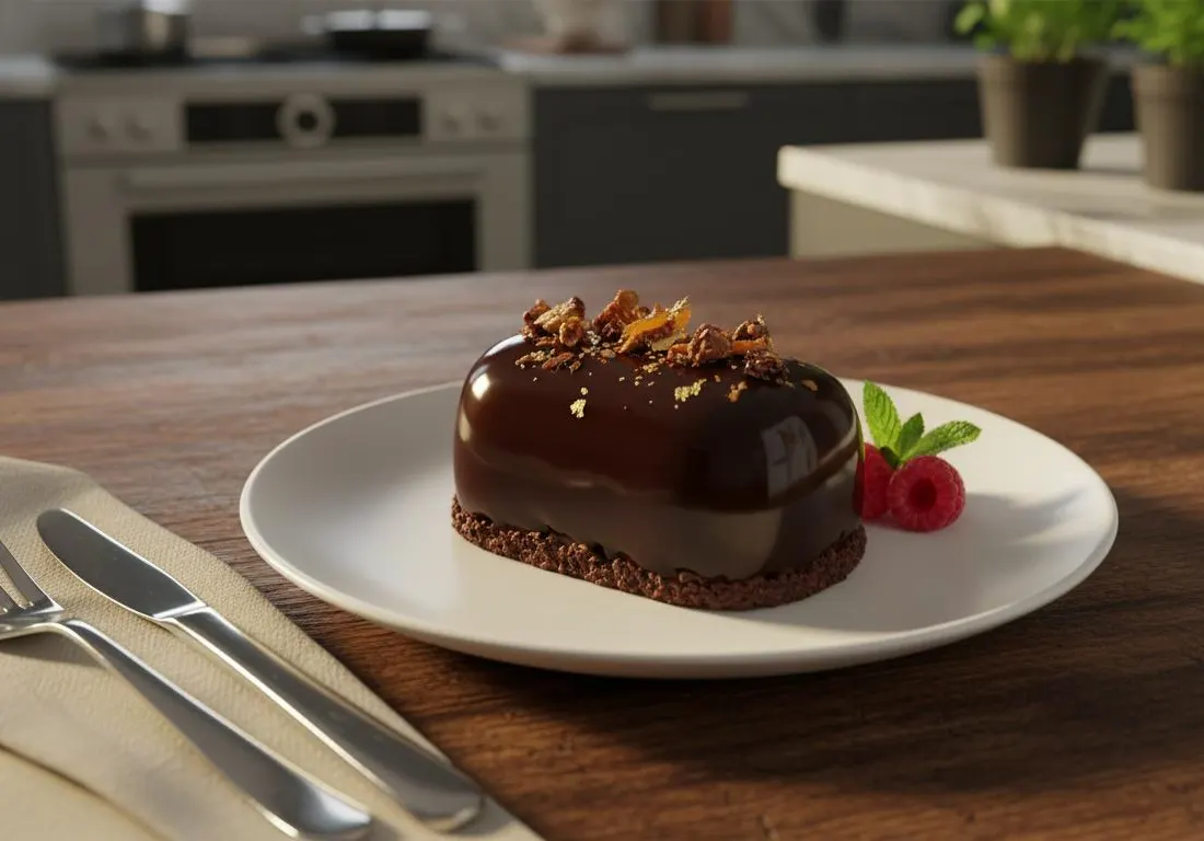 Délice au Chocolat Noir et Éclats de Mystère