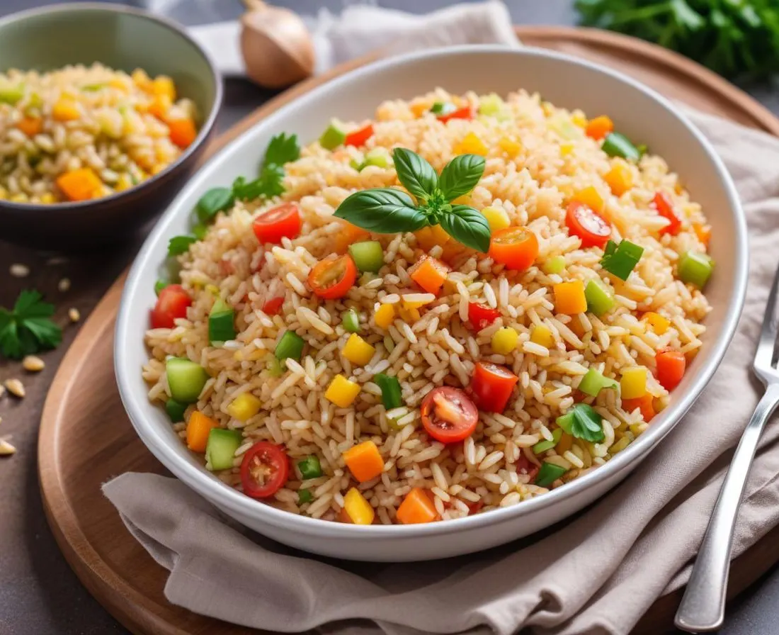 Salade de Riz Méditerranéenne Fraîcheur