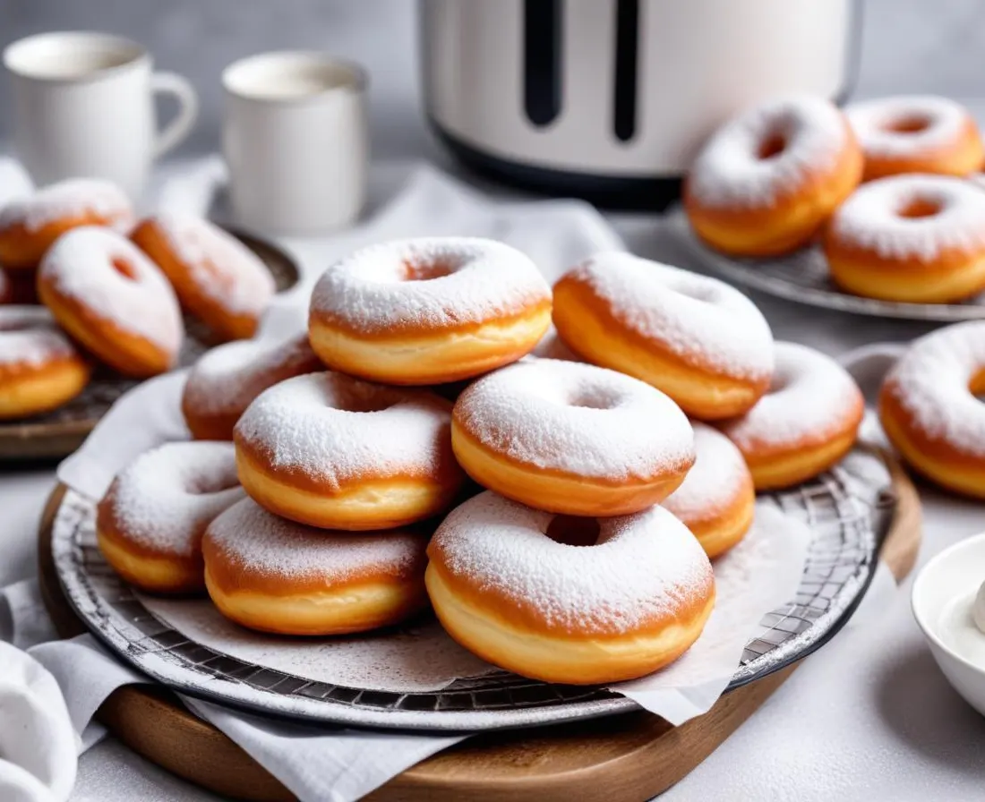 Beignets légers façon donuts au AirFryer