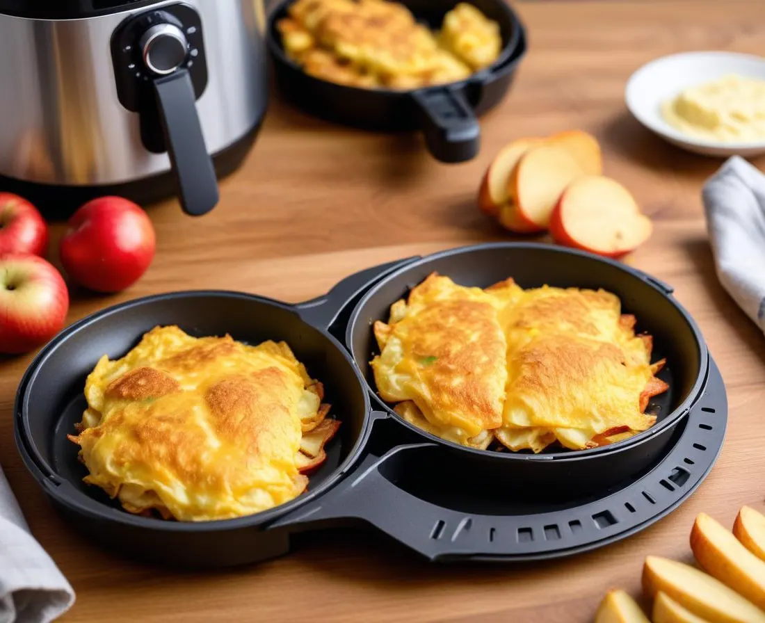 Omelette Croustillante aux Pommes de Terre à l'Air Fryer