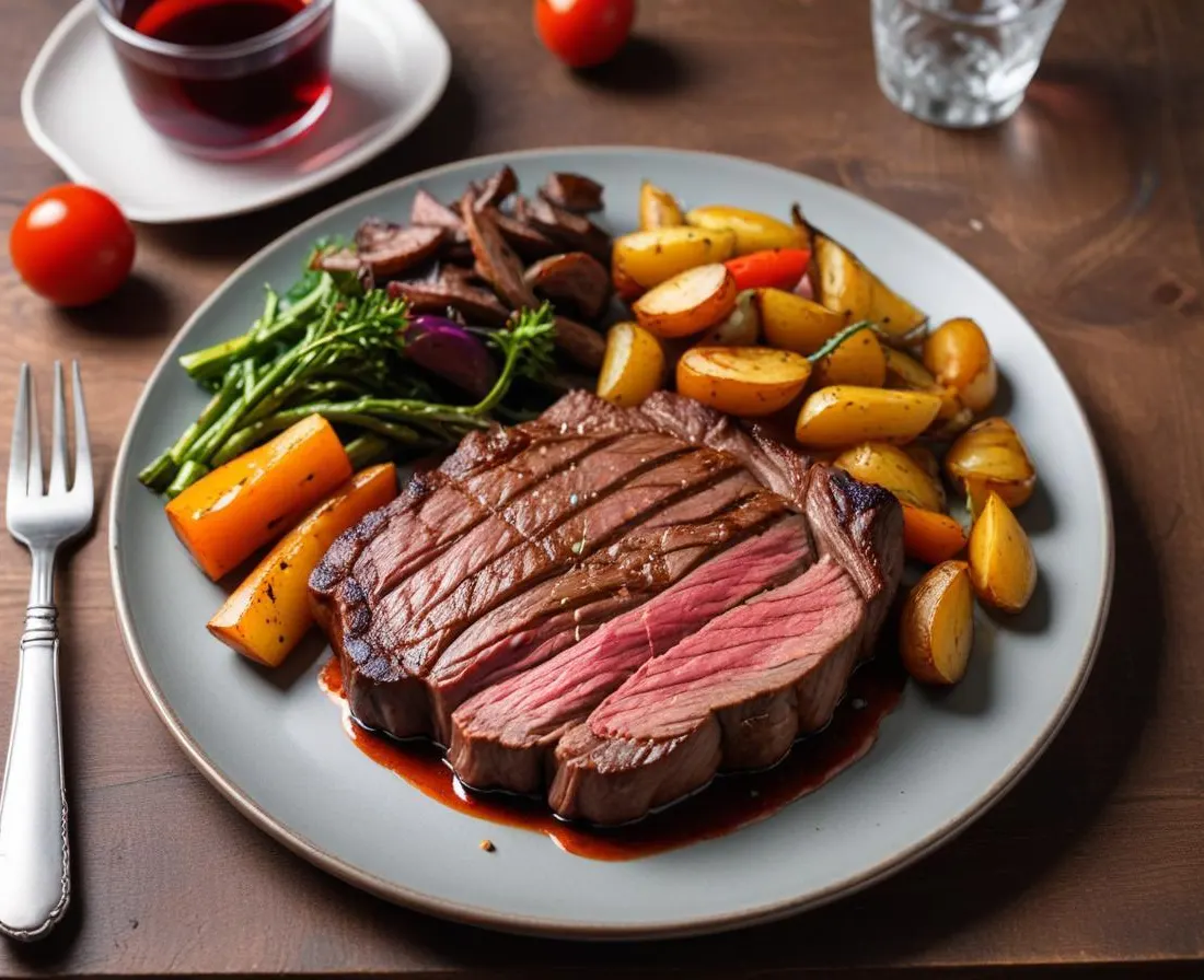 Bavette de bœuf à l’échalote grillée