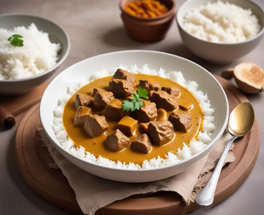 Curry d’agneau au lait de coco et épices