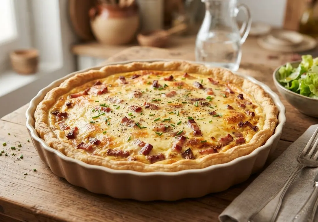 Quiche lorraine traditionnelle