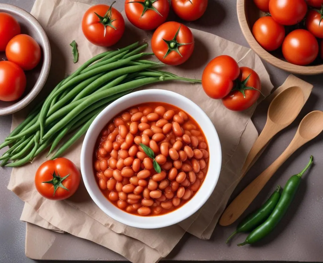 Ragoût réconfortant de haricots blancs à la tomate