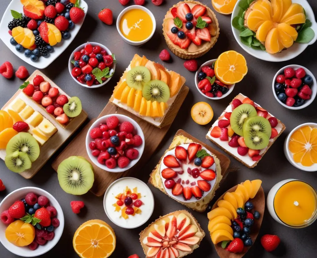 Pique-Nique Gourmand : Cakes Salés, Salades Fraîches et Fruits de Saison