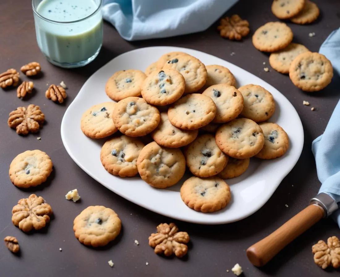 Cookies Salés Roquefort et Noix