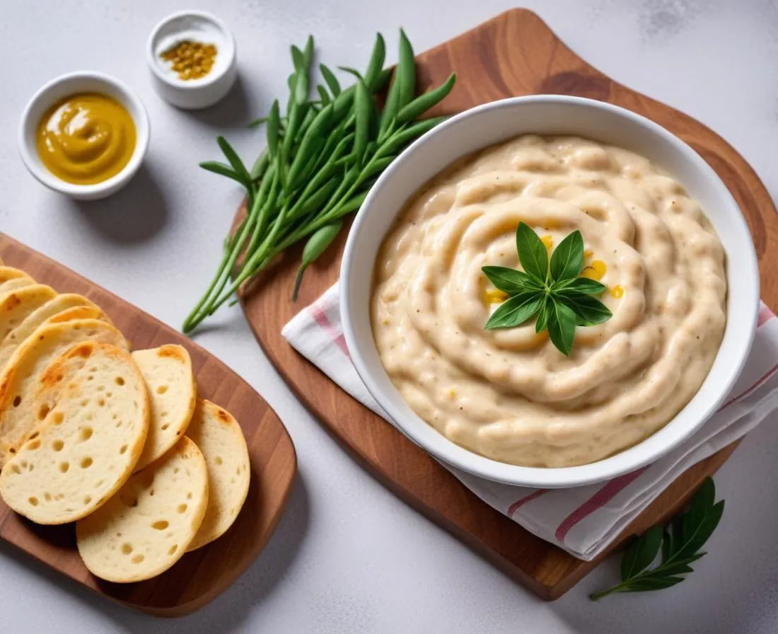 Tartinade Méditerranéenne de Haricots Blancs