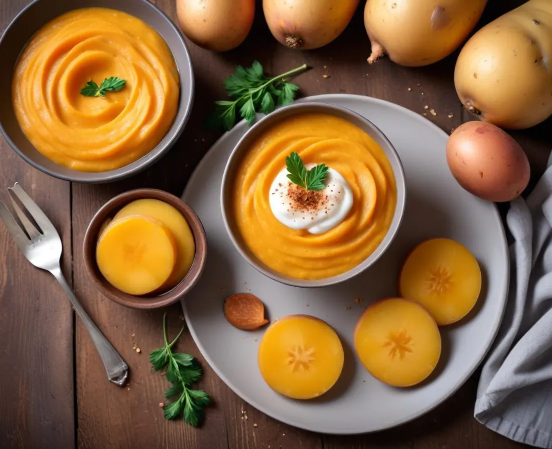 Purée de Patate Douce Crémeuse
