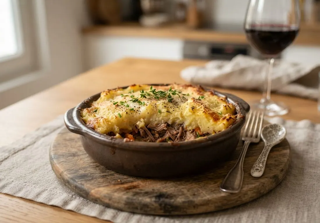 Hachis parmentier de canard