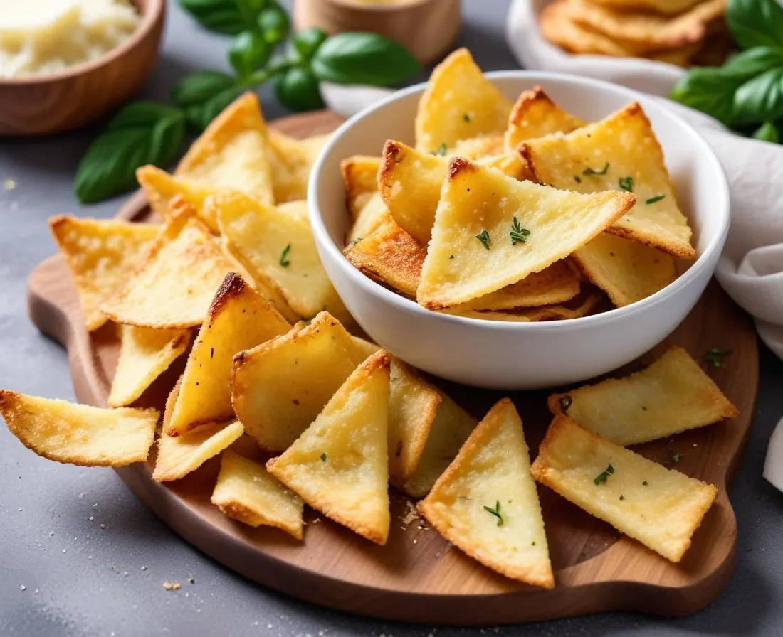 Chips de Courgettes au Parmesan Croustillantes