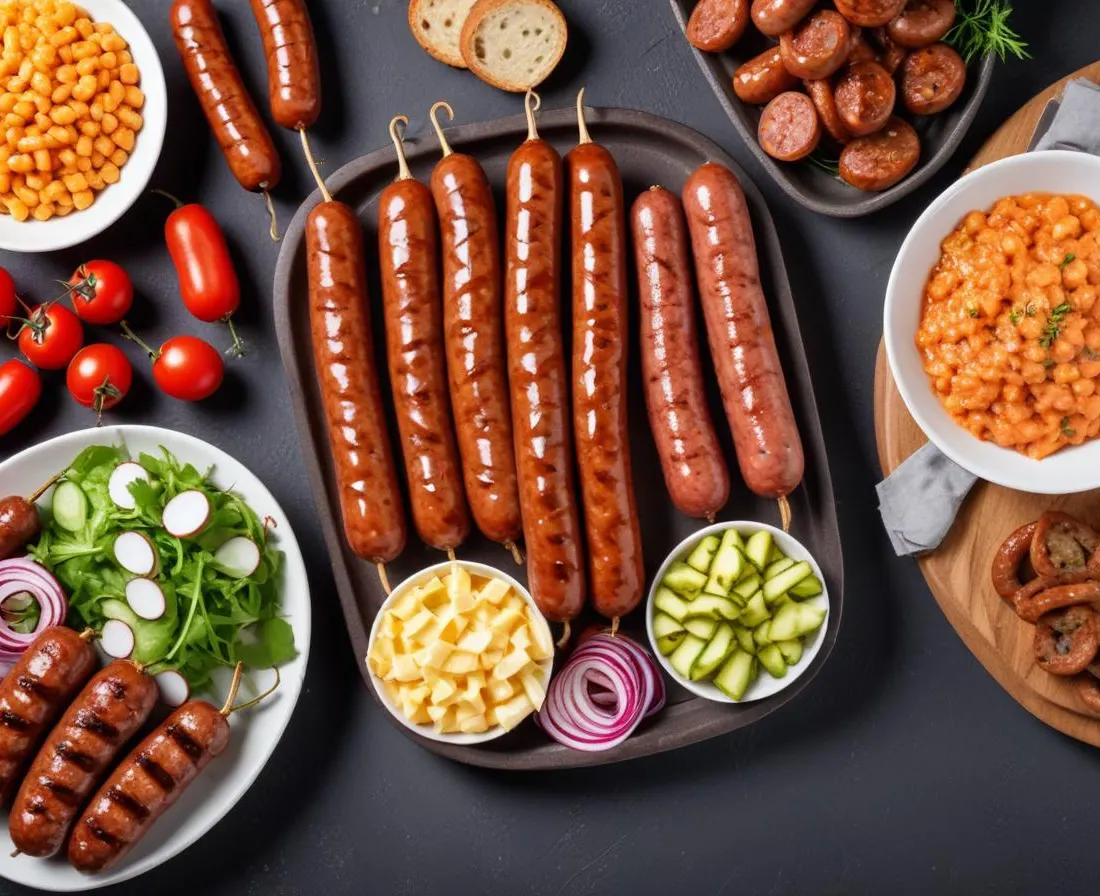 Barbecue Estival : Saucisses, Merguez, Brochettes et Salade Fraîche