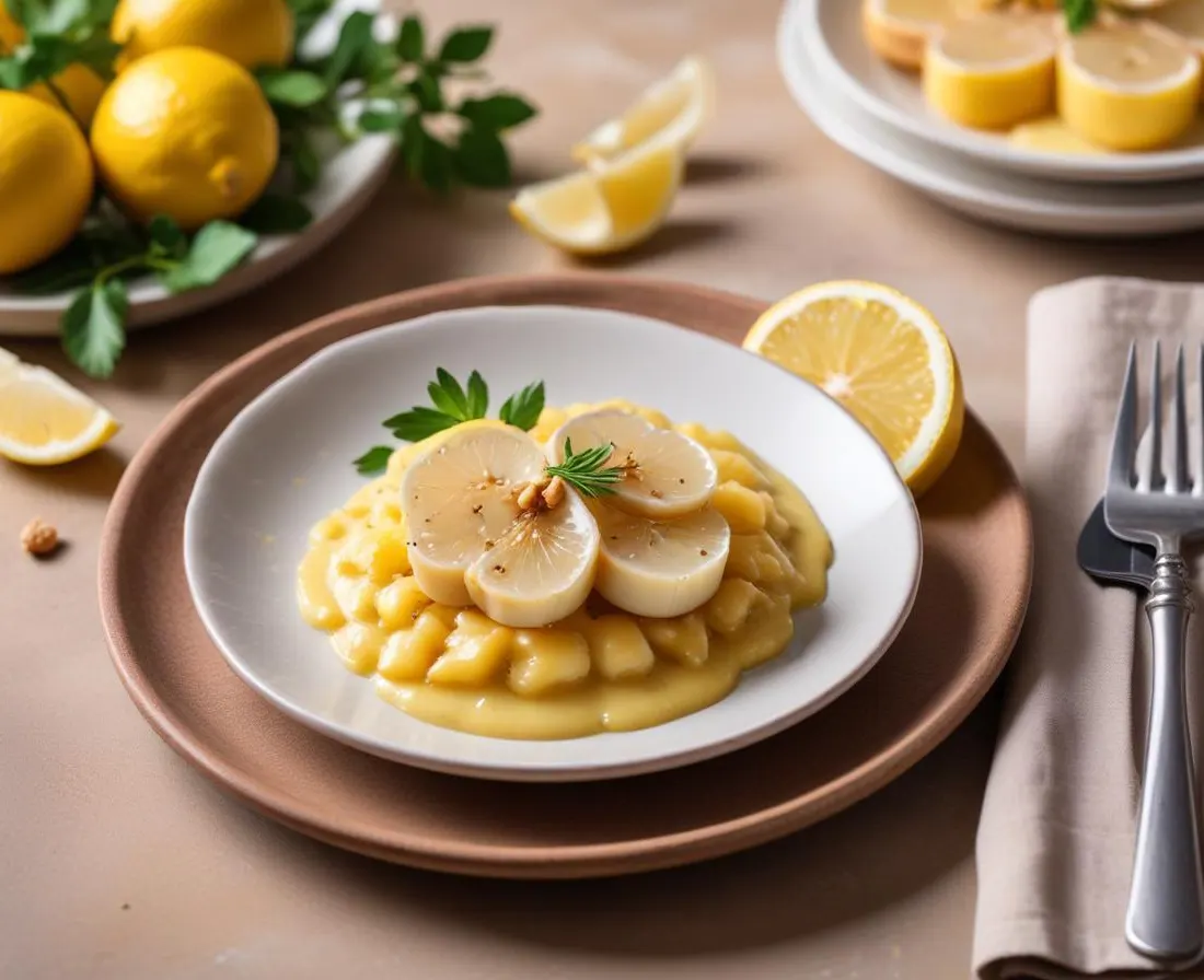 Noix de Saint-Jacques Poêlées au Beurre Noisette et Citron