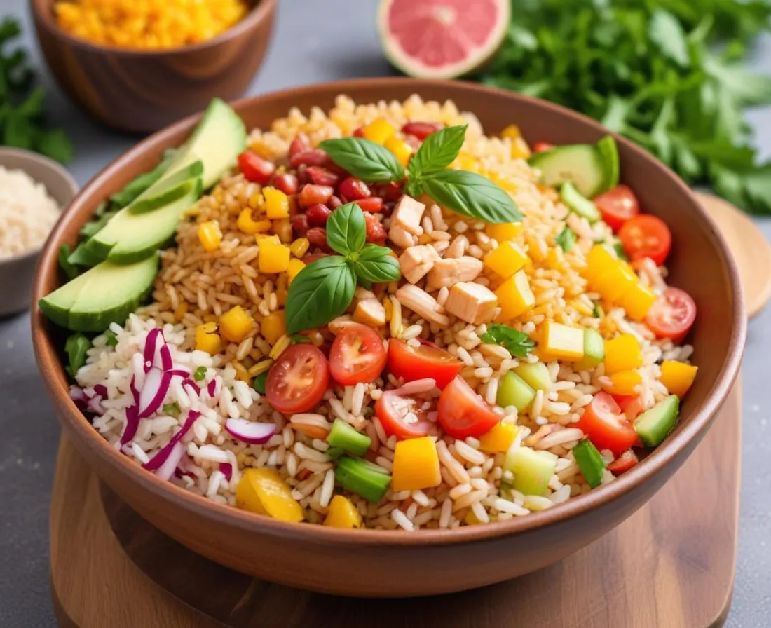 Salade de Riz Créole Exotique