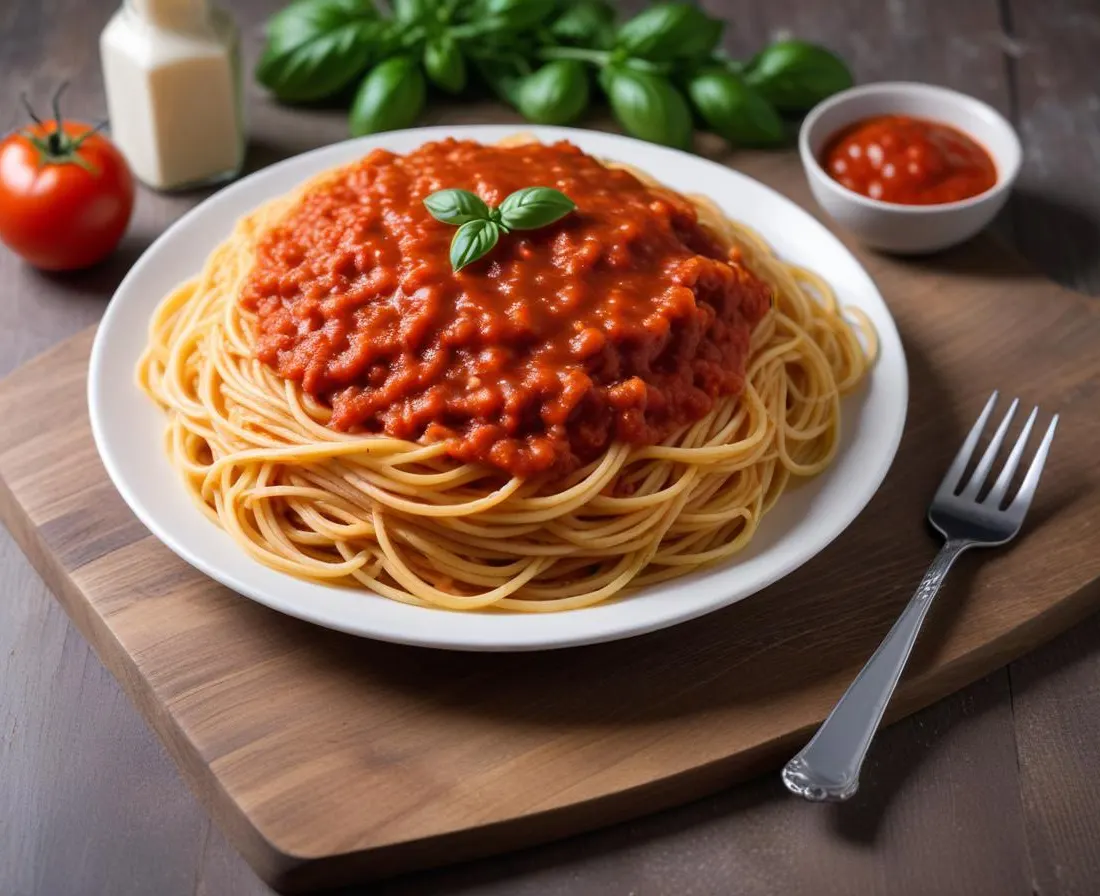 Spaghetti à la sauce tomate facile