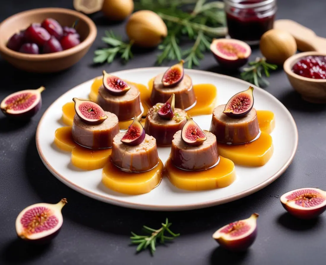Bouchées Festives de Foie Gras et Chutney de Figues