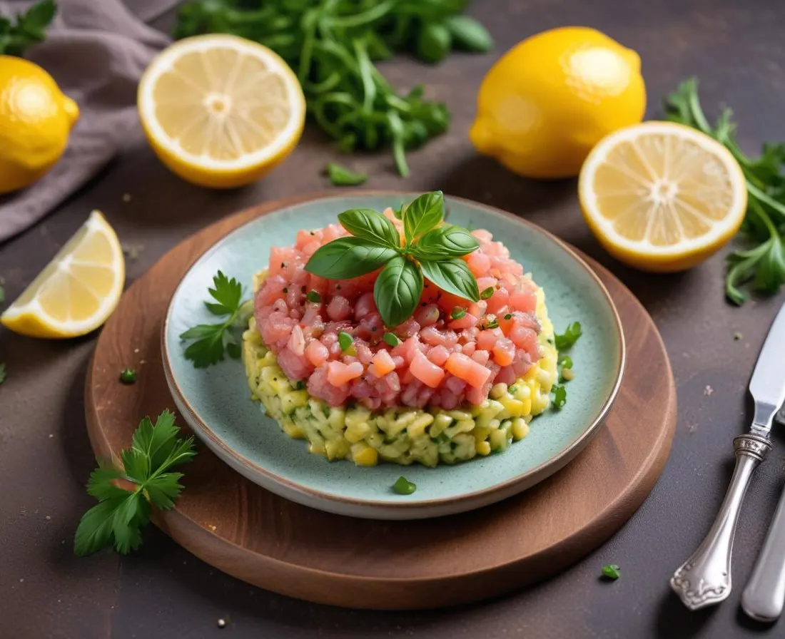 Tartare de Thon Frais au Citron Vert