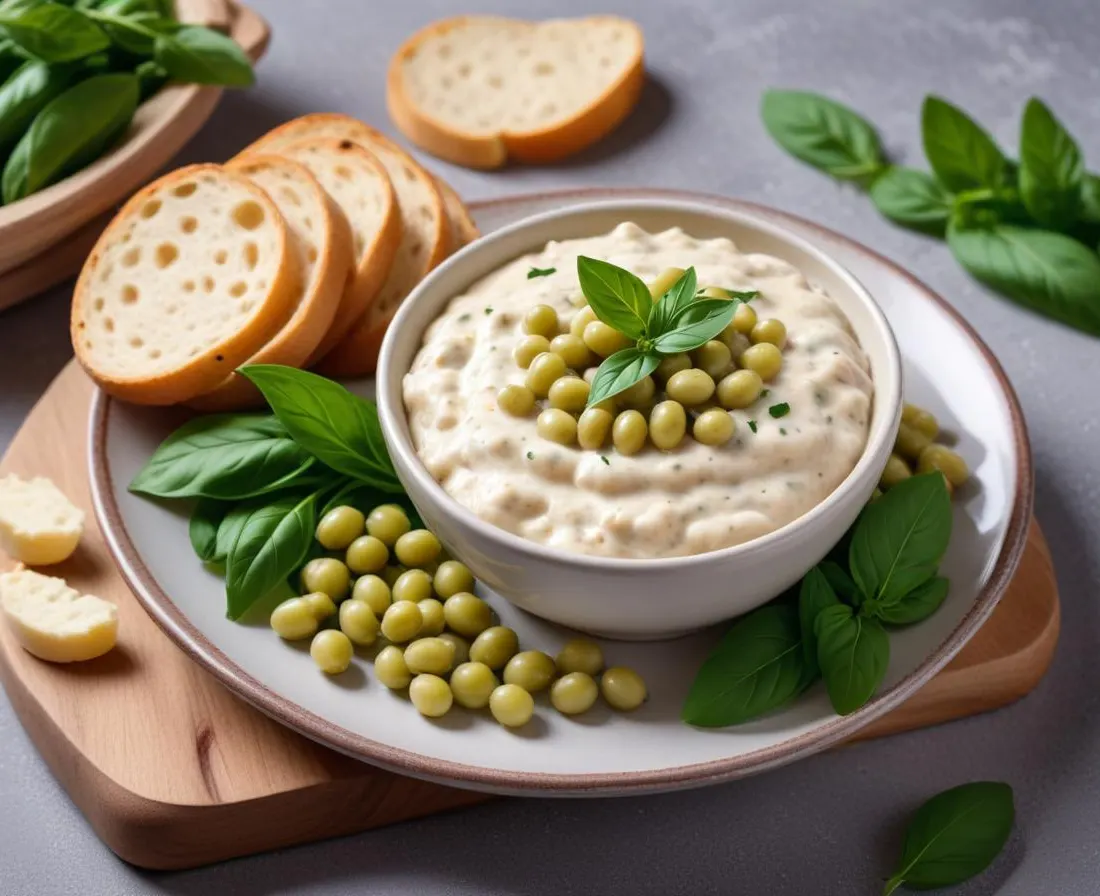 Tartinade Fraîcheur Haricots Blancs et Basilic