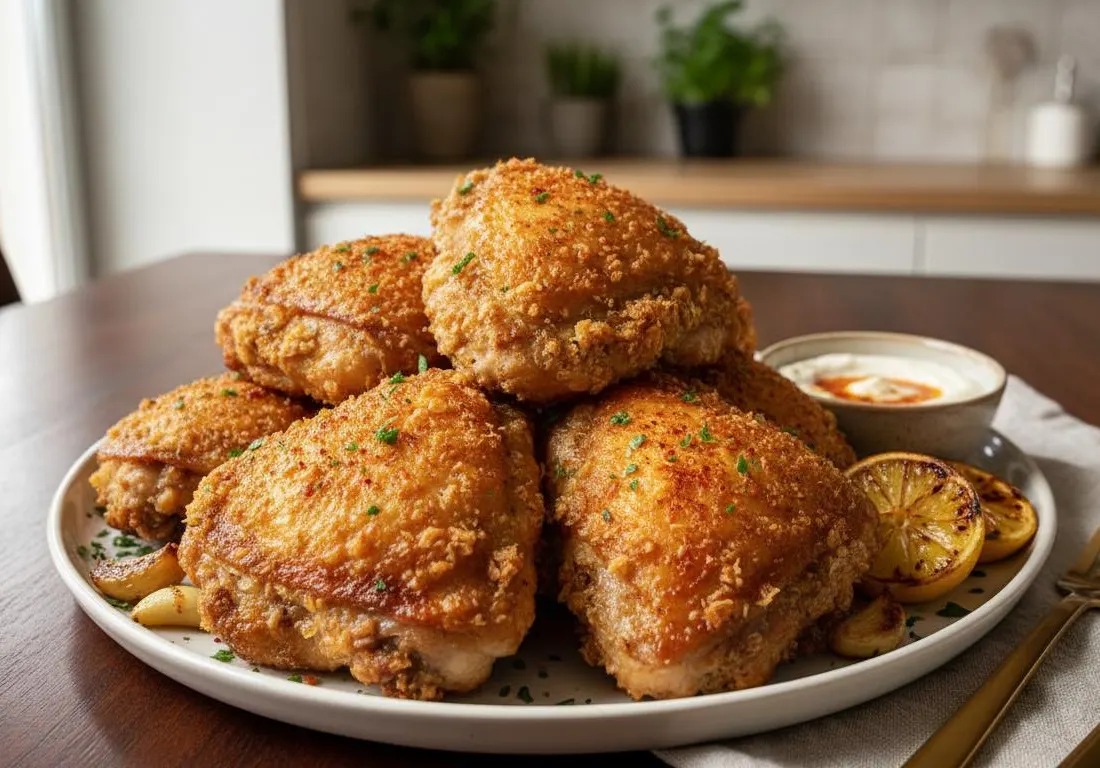 Cuisses de Poulet Ultra-Croustillantes à l'Air Fryer