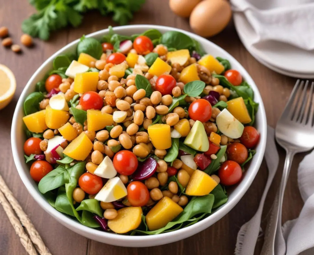 Salade d'Orge Perlé aux Légumes Croquants