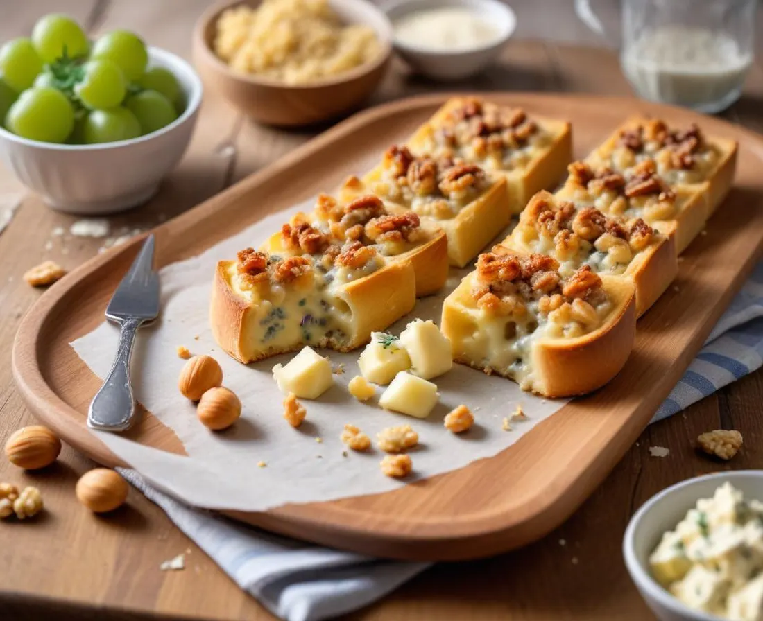 Pâtes crémeuses au gorgonzola et aux noix