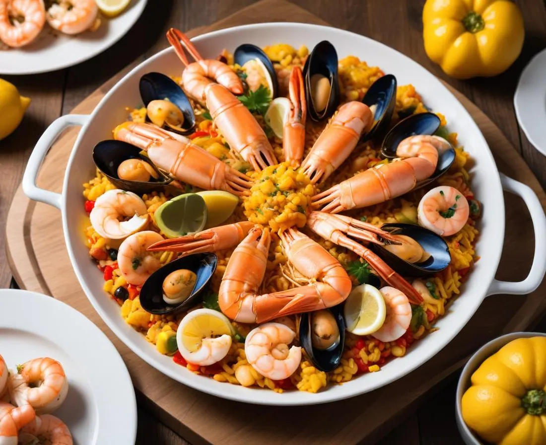 Paella Royale aux Fruits de Mer