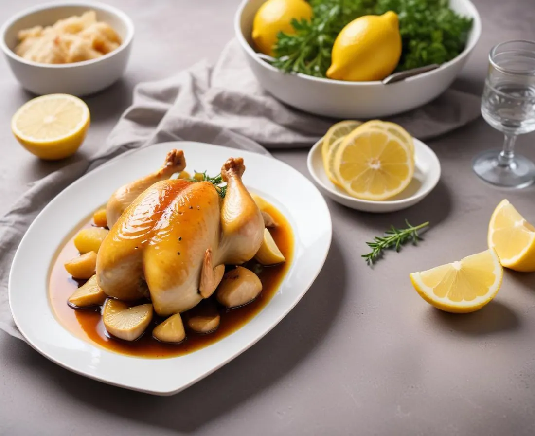 Poulet au Citron Confit