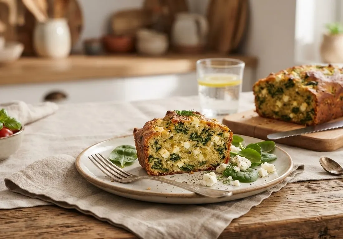 Cake salé épinards feta, une recette simple et savoureuse