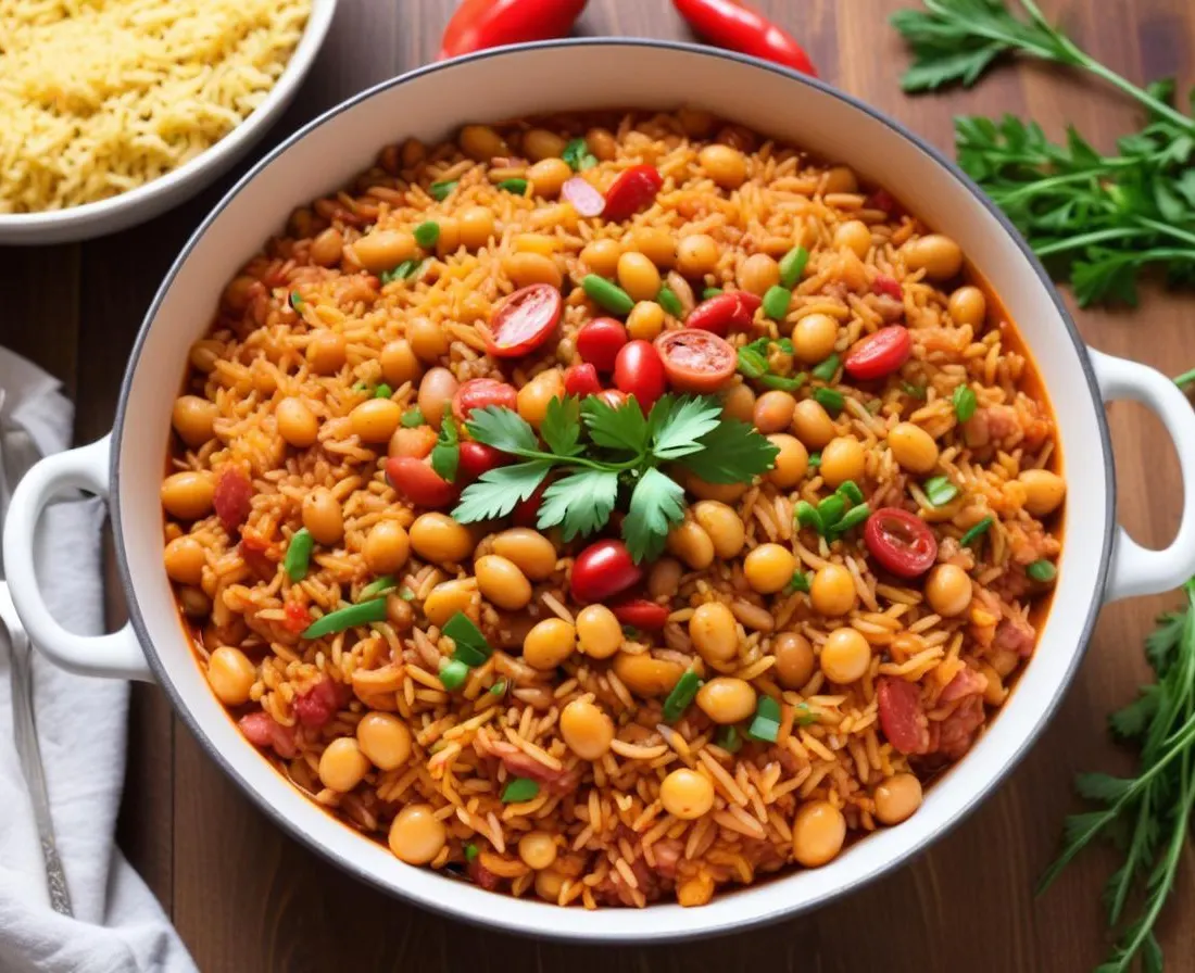 One Pot Riz et Haricots Rouges Cajun