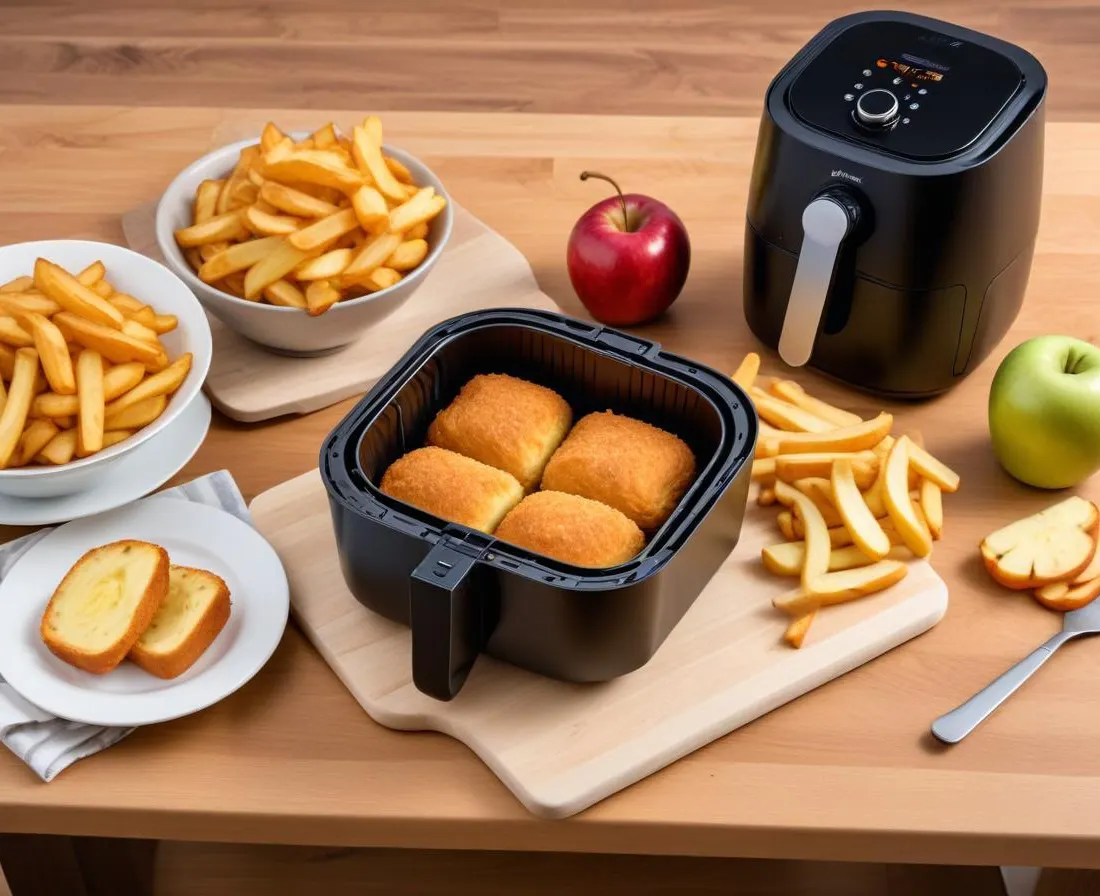 Carrés croustillants aux œufs et pommes de terre de l'Airfryer