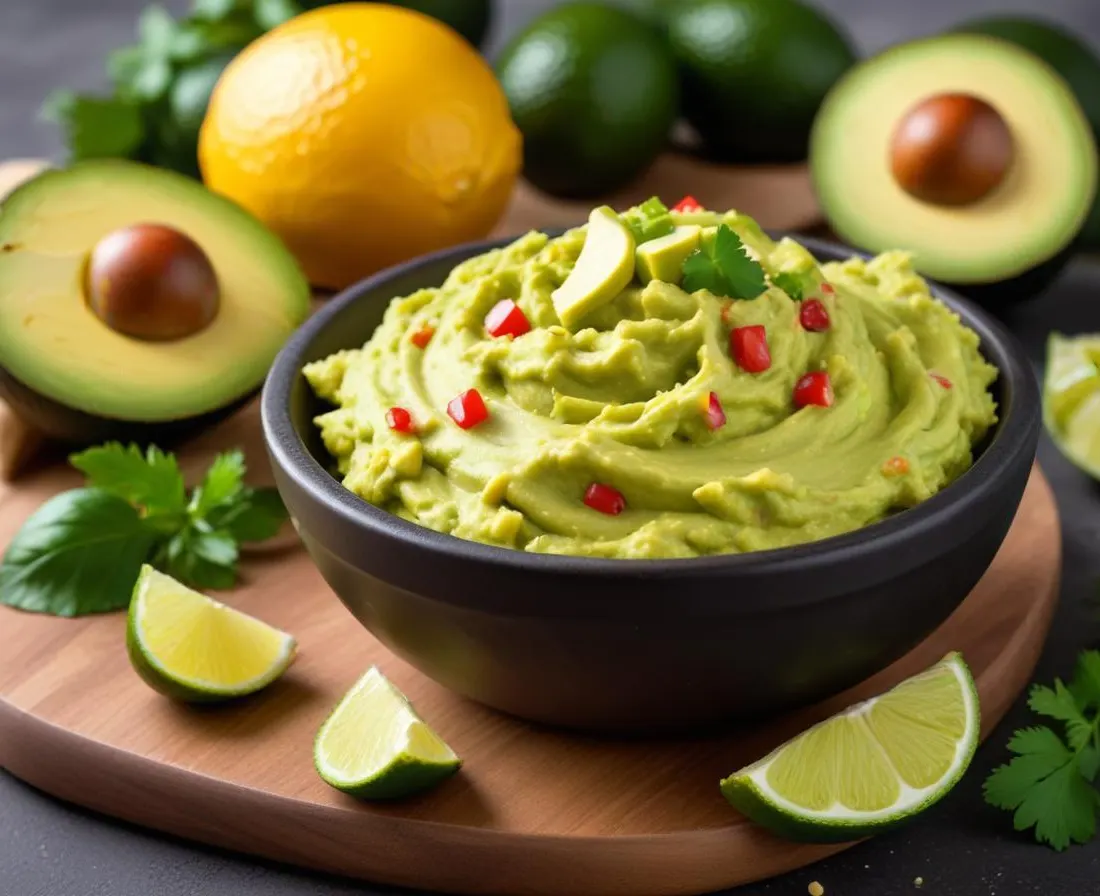 Guacamole au Citron Vert et Grenade