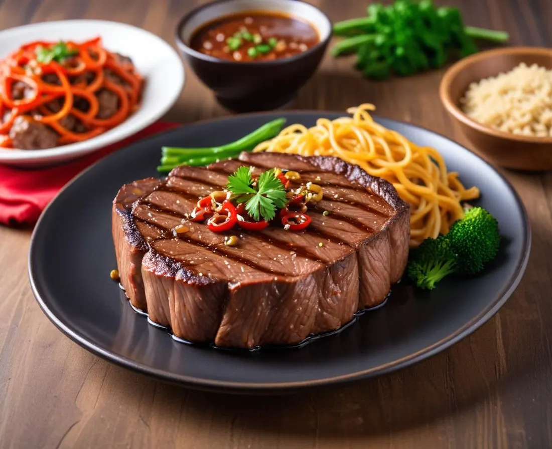 Steak Haché aux Nouilles Chinoises Express