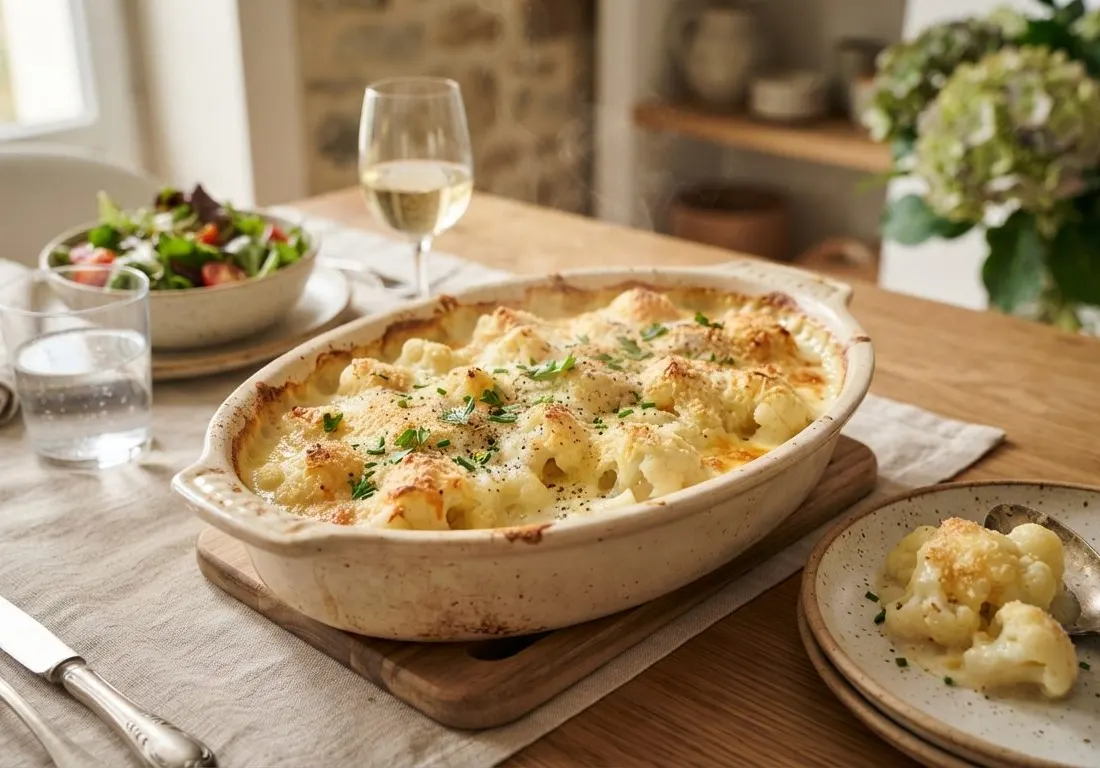 Gratin de chou-fleur traditionnel