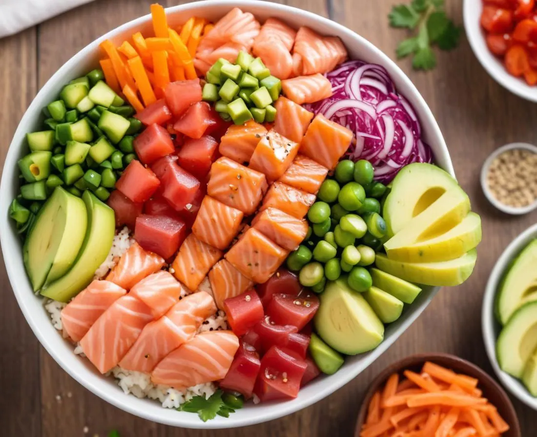 Poke Bowl Estival au Saumon Mariné