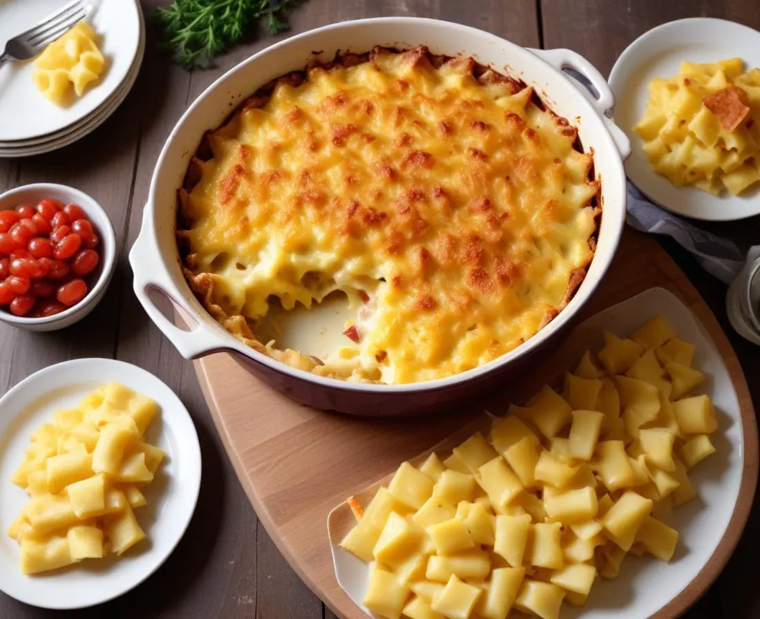 Tartiflette légère aux oignons doux