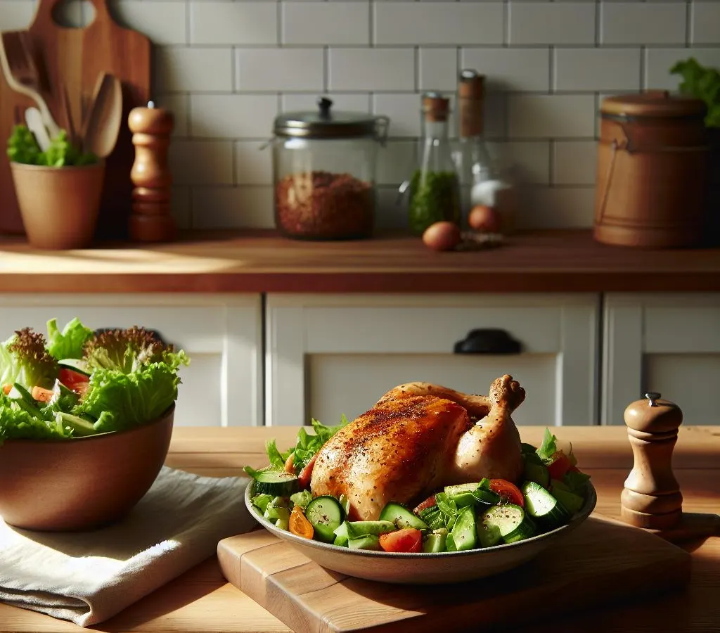 Salade de Poulet et Légumes