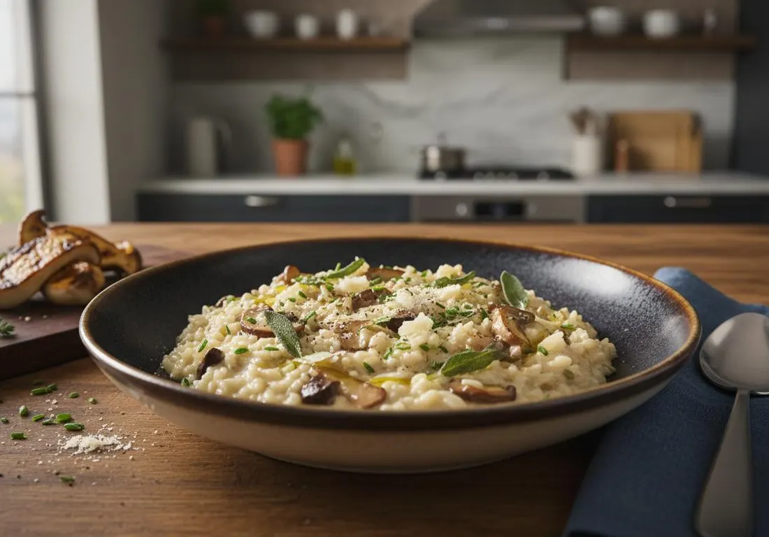 Risotto Mystérieux du Codeur aux Champignons