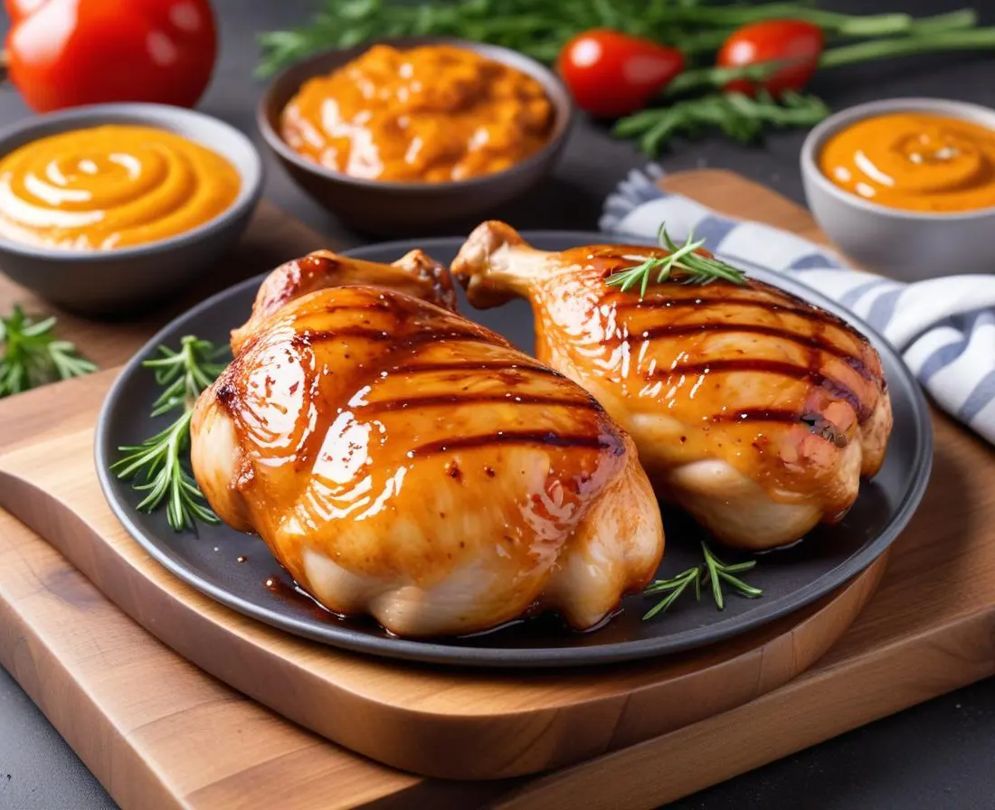 Blanc de Poulet Grillé Sauce Barbecue