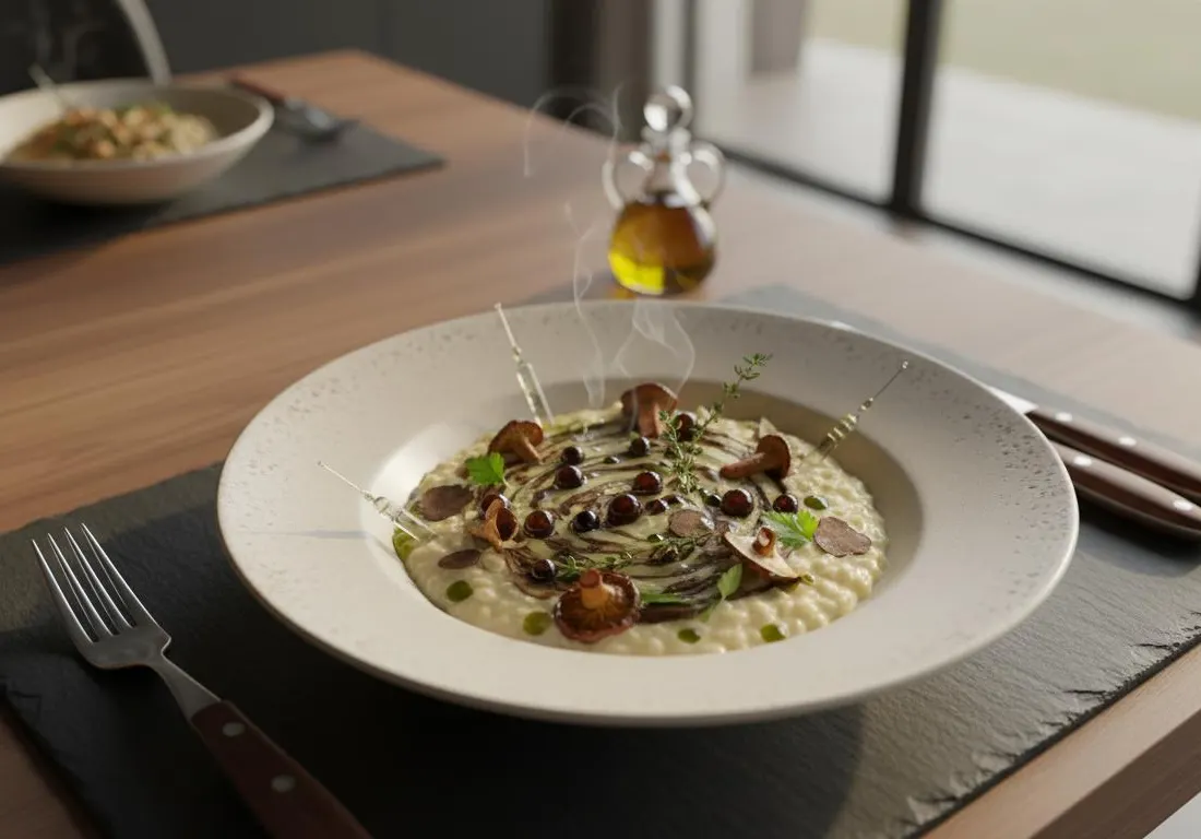 Risotto à l'Injection de Saveurs Forestières