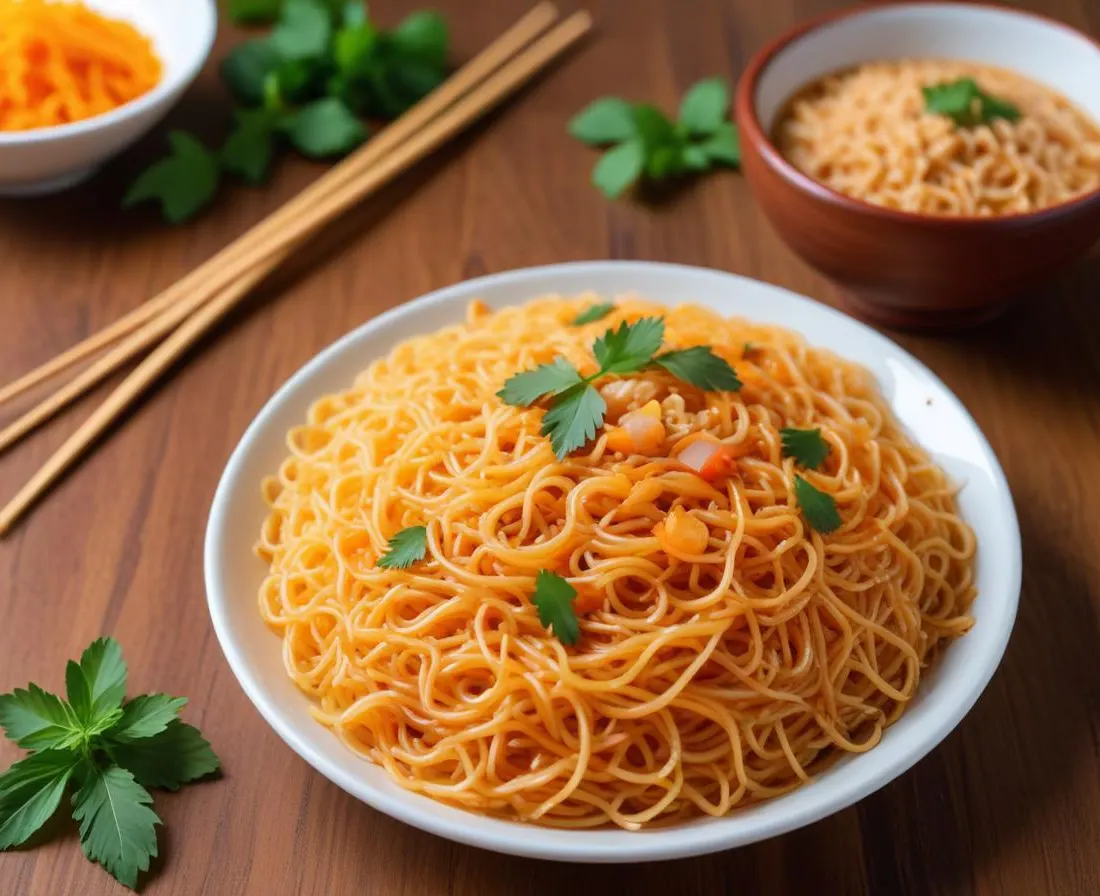 Vermicelles sautés façon thaï