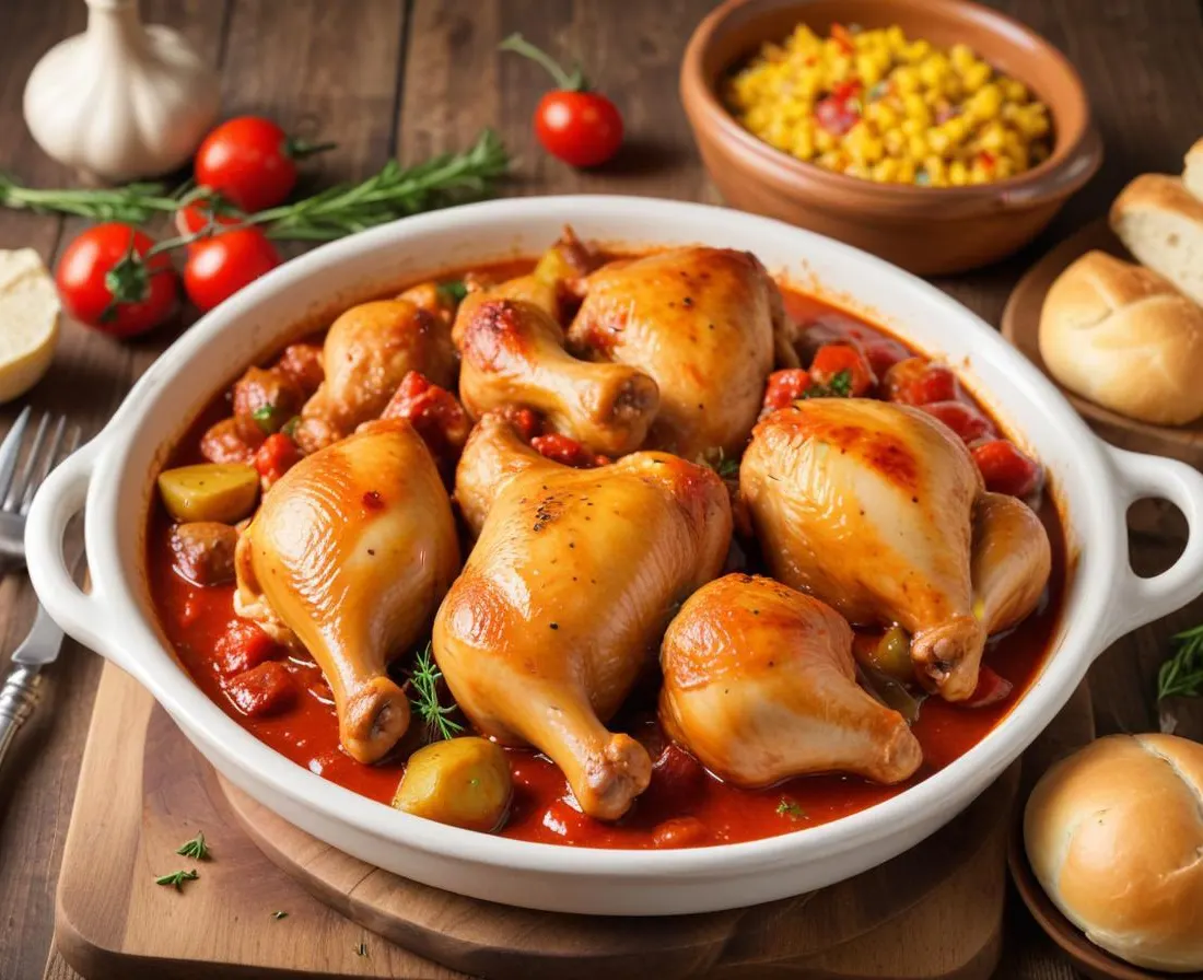 Poulet Basquaise Traditionnel