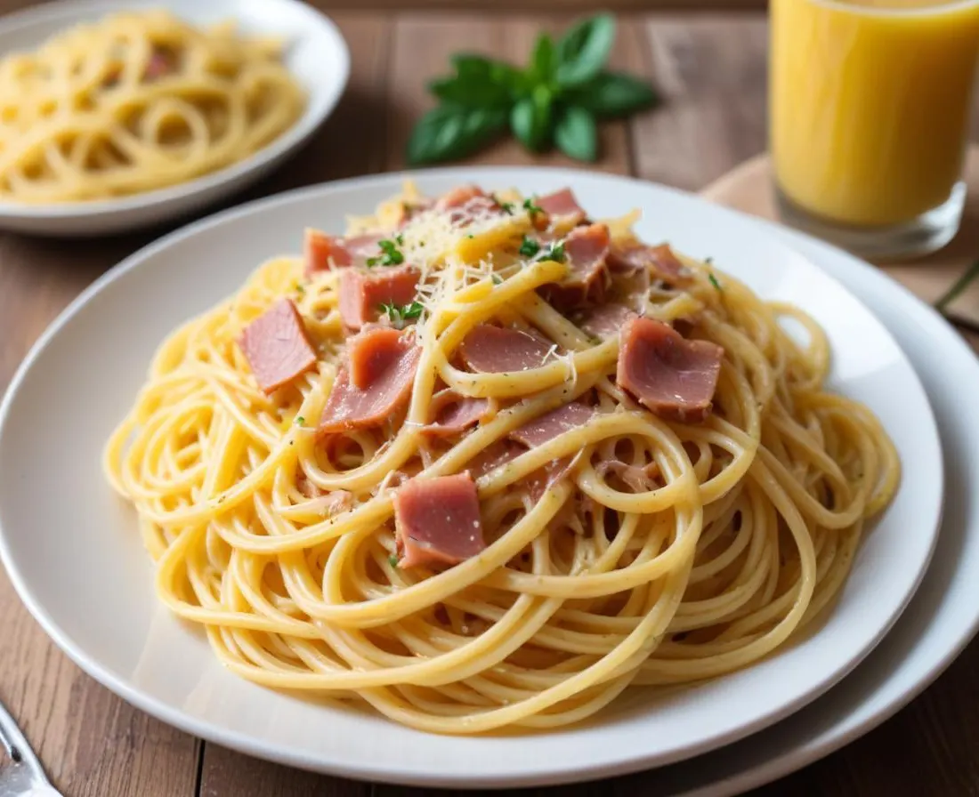 Spaghettis à la Carbonara (Recette Authentique)