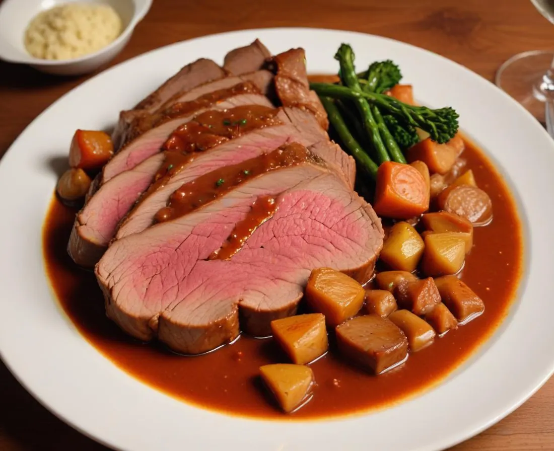 Jarret de veau braisé