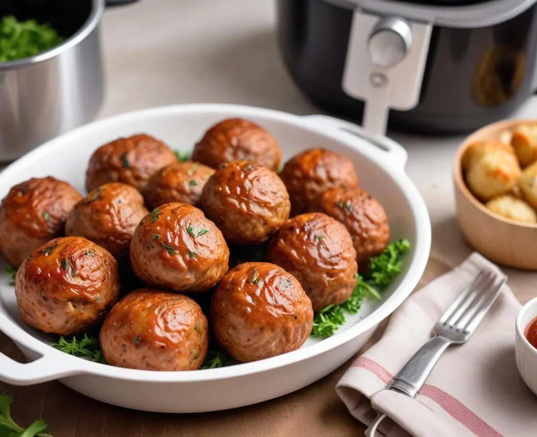 Boulettes de viande moelleuses au AirFryer