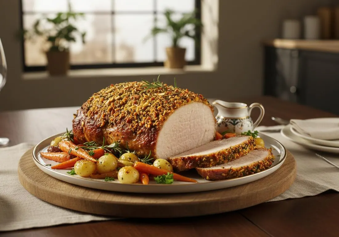 Rôti de Porc Herbacé de 1kg à l'Air Fryer Cosori