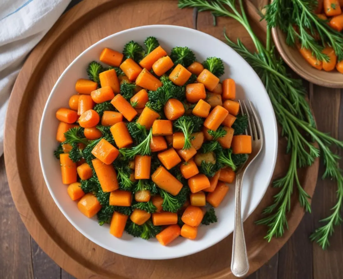 Carottes sautées à l’ail et au persil