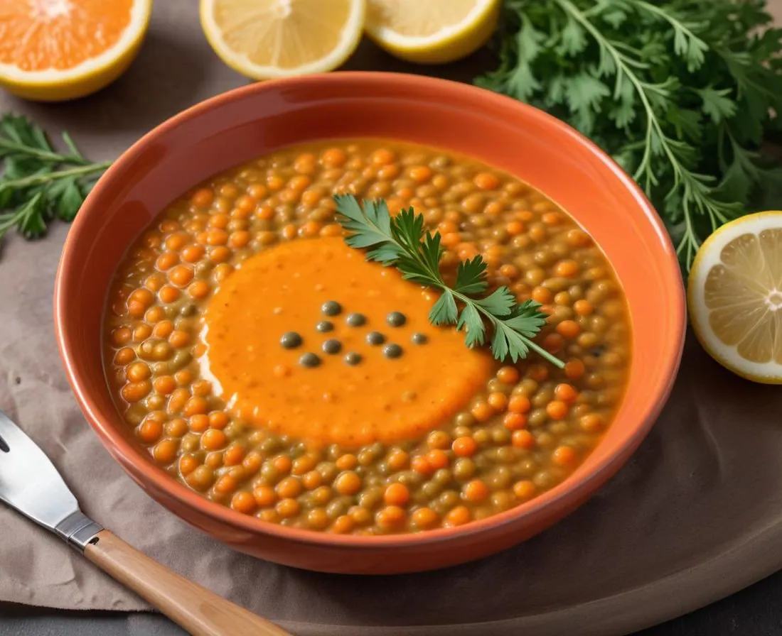 Dahl de Lentilles Corail Crémeux