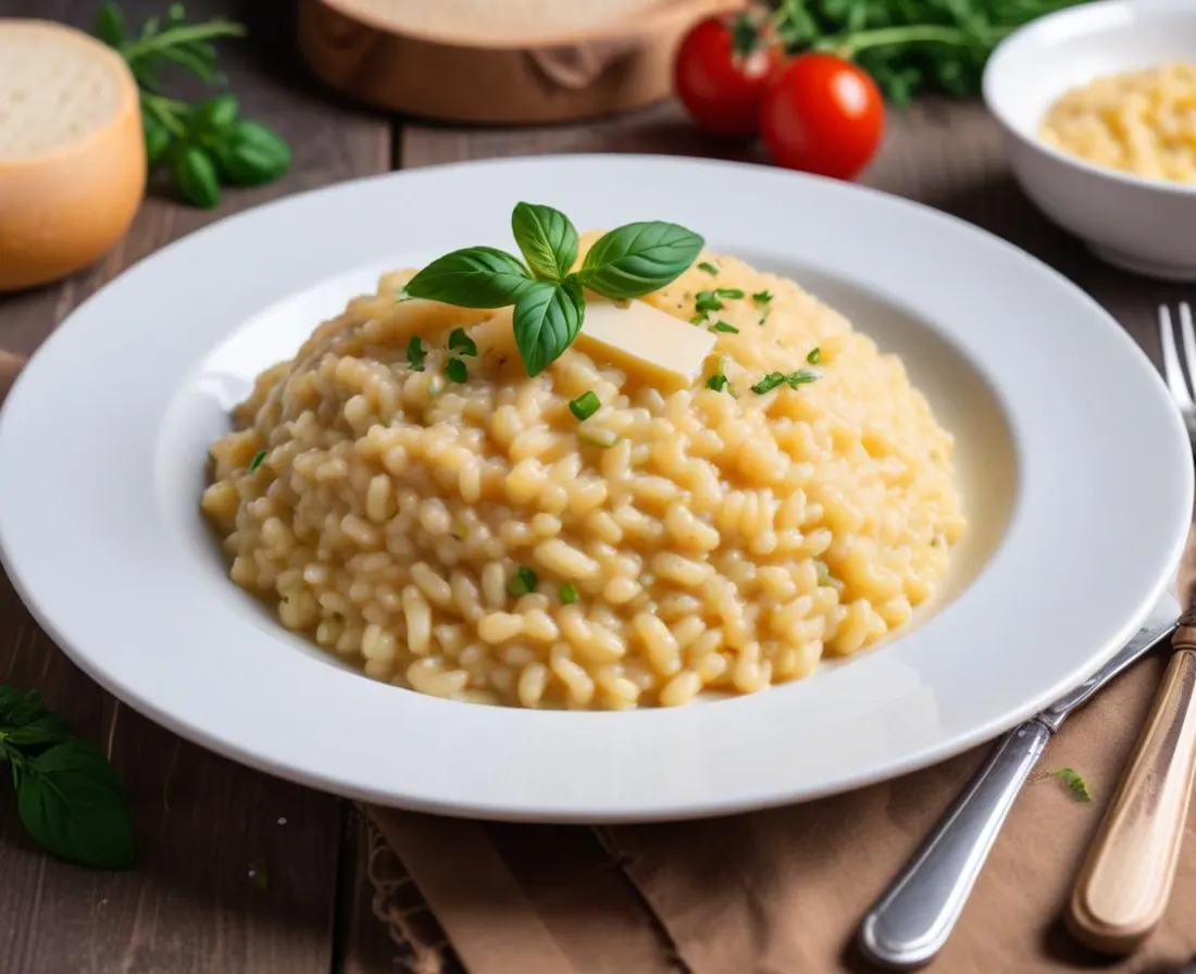 Risotto Crémeux aux Poireaux et Parmesan