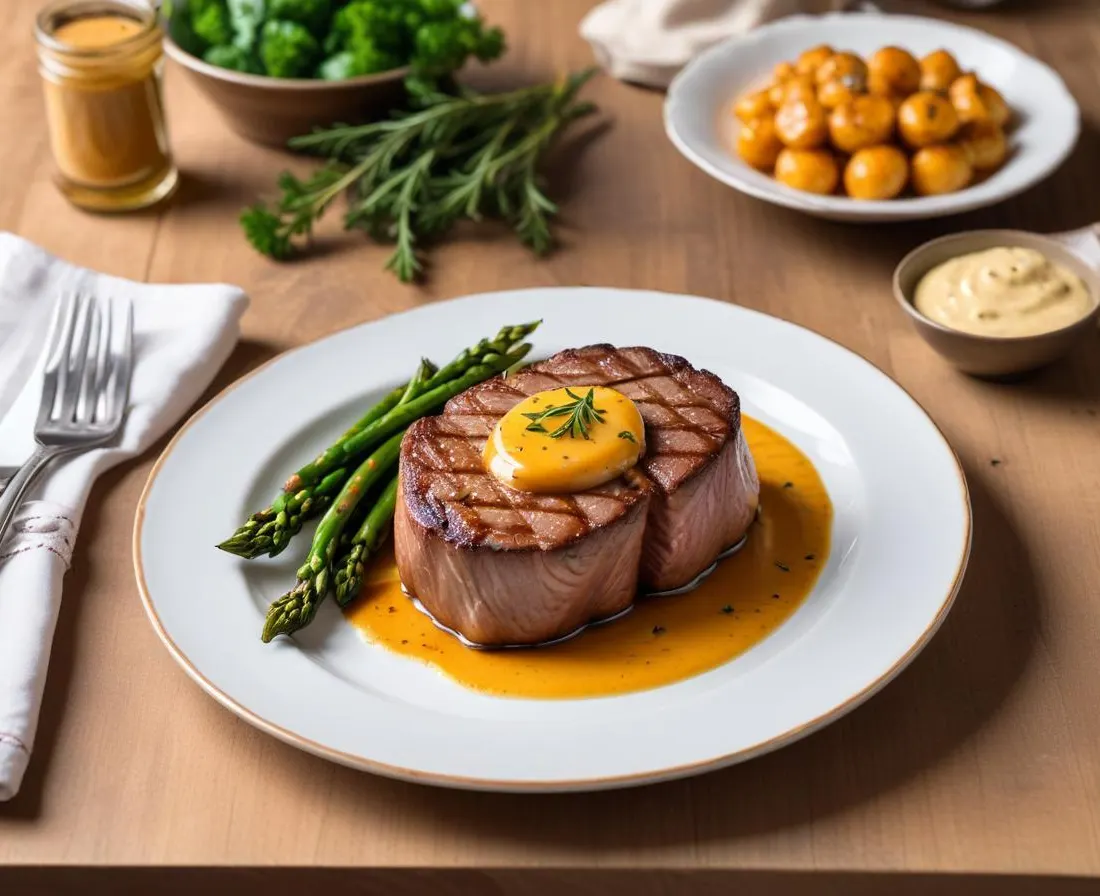 Filet mignon de porc à la moutarde crémeuse